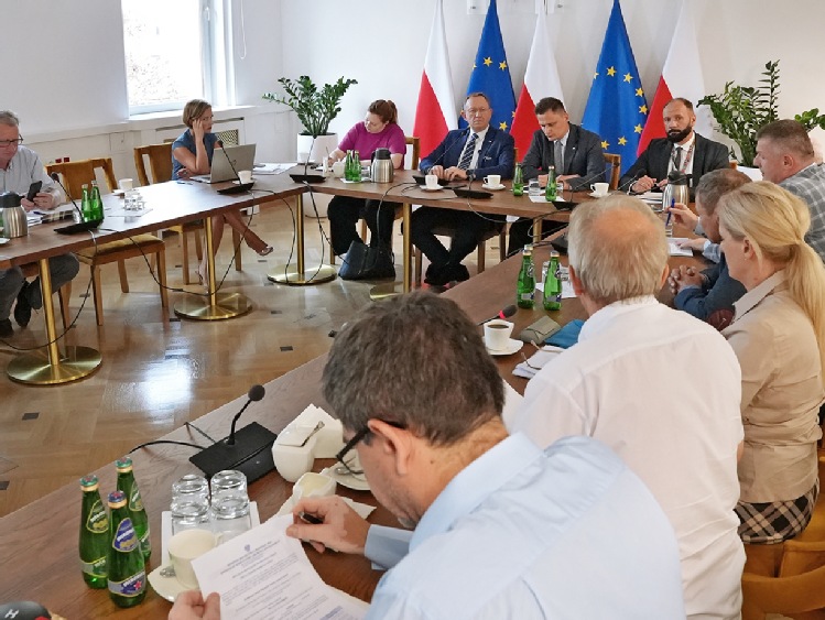 Robert Telus spotkał się z rybakami